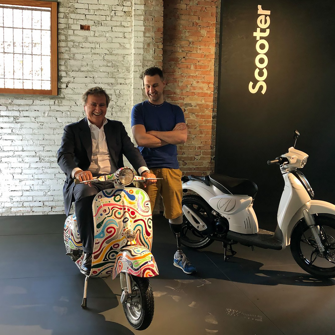 Luca Moretto, vespa Venice a Mestre: Motocicletta. Architettura della velocità